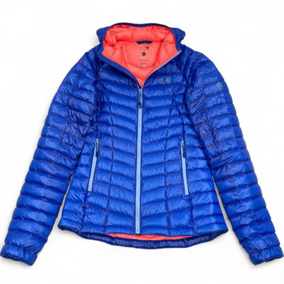 Mountain Hardware Shield 800 Down Lightweight Puffer Hooded Jacket Women's Small - Picture 2 of 13